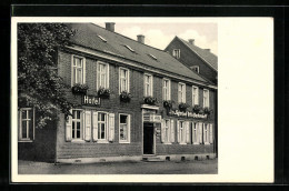 AK Solingen-Ohligs, Hotel Jägerhof, Bes.: Elfr. Berkenhoff, Bahnstrasse 16-18  - Solingen