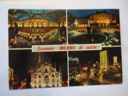 ITALY  POSTCARDS   MILANO DI NOTTE PANORAMA - Sonstige & Ohne Zuordnung