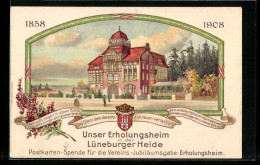 Lithographie Walsrode, Erholungsheim In Der Lüneburger Heide  - Walsrode