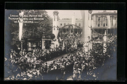 AK Augsburg, Einzug SKH Des Prinzen Ludwig Von Bayern  - Augsburg