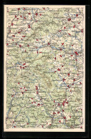 AK Weissenstadt, Umgebungskarte, WONA-Verlag  - Carte Geografiche