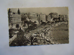 FRANCE    POSTCARDS  CANNES 1956 HOTELS - Andere & Zonder Classificatie