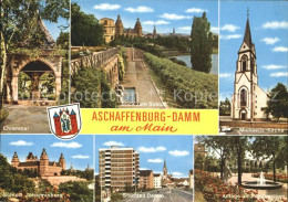 72369905 Damm Aschaffenburg Ehrenmal Schloss Johannisburg Michaeliskirche Anlage - Aschaffenburg
