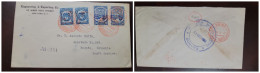 O) 1923   COLOMBIA, SCADTA BARRAQNUILLA, PLANE OVER  MAGDALENA  RIVER, ENGINEERING AND EXPORTING NEW YORK,  CIRCULATED T - Kolumbien