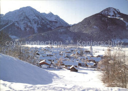 72369866 Bad Oberdorf Winterpanorama Mit Breitenberg Rotspitze Entschenkopf Horn - Hindelang
