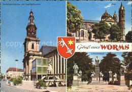 72369835 Worms Rhein Dreifaltigkeitskirche Siegfriedbrunnen Dom Lutherdenkmal Ab - Worms