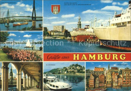 72369690 Hamburg Koehlbrandbruecke Hafen St. Michaeliskirche Blankensee Nicolaif - Other & Unclassified