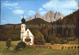 72369555 Val Di Funes Dolomiti S. Giovanni Di Ranui Kirche St. Johann In Ranui V - Sonstige & Ohne Zuordnung