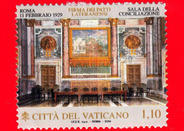 VATICANO - Usato - 2019 - 90º Anniversario Dei Patti Lateranensi - Sala Della Conciliazione - 1.10 - Usados