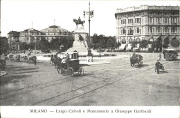 72369052 Milano Largo Cairoli E Monumento A Giuseppe Garibaldi Milano - Sonstige & Ohne Zuordnung