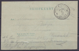 CP Briefkaart En Franchise S.M. Càd "POSTES MILITAIRES BELGIQUE 6/6 VI 1917/ BELGIË LEGERPOSTERIJ 6" D'un Militaire Belg - Belgische Armee