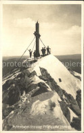 72368926 Pyhrnbahn Grosser Prielgipfel Gipfelkreuz Bergsteiger Pyhrnbahn - Sonstige & Ohne Zuordnung