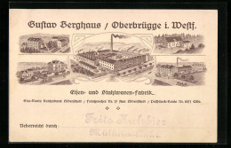 Künstler-AK Oberbrügge I. Westf., Eisen- Und Stahlwaren-Fabrik, Mehrfachansicht  - Other & Unclassified