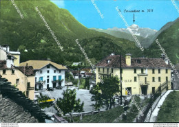 Cd149 Cartolina Baceno Piazza Centrale Provincia Di Verbania Piemonte - Biella