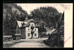 AK Polenztal /Sächs. Schweiz, Hotel U. Restaurant Waltersdorfer Mühle  - Autres & Non Classés