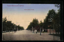 AK Zeithain, Truppenübungsplatz, Blick Auf Die Kaiser Wilhelm Strasse  - Zeithain