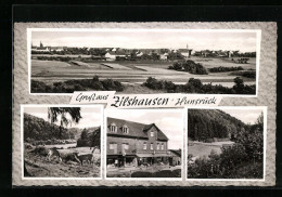 AK Zilshausen /Hunsrück, Panorama Und Gasthaus, Pension Fritz Ketter  - Autres & Non Classés