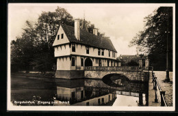 AK Burgsteinfurt, Eingang Zum Schloss Mit Brücke  - Altri & Non Classificati