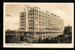 AK Berlin, Alexanderplatz, Blick Auf Das Kaufhaus Der HO  - Mitte