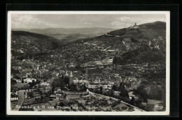 AK Weinheim A. D. Bergstrasse, Ort Aus Der Vogelschau  - Weinheim