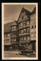 AK Wertheim A. Main, Marktplatz Mit Fachwerkhäusern  - Wertheim