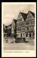 AK Bad Mergentheim, Milchlingsbrunnen A. Markt  - Bad Mergentheim