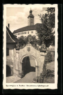 AK Gundelsheim A. Neckar, Torbogen Am Sanatorium Schloss Horneck  - Andere & Zonder Classificatie