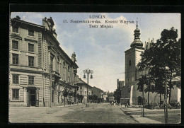 AK Lublin, Ul. Namiestnikowska, Teatr Miejski  - Pologne