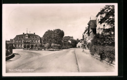 AK Wehr /Baden, Bahnhofplatz Mit Strassenpartie  - Baden-Baden