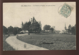 18 - BLET - LE CHATEAU ET L'EGLISE VU DU PARC - Other & Unclassified