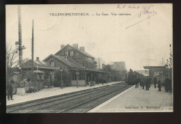 80 - VILLERS-BRETONNEUX - TRAIN EN  GARE DE CHEMIN DE FER - Villers Bretonneux