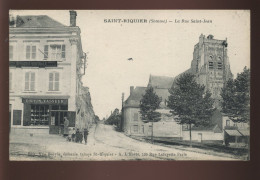 80 - SAINT-RIQUIER - RUE SAINT-JEAN - EPICERIE CENTRALE BOITIN-VASSEUR - Saint Riquier