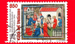 VATICANO - Usato - 1996 - 700 Anni Del Ritorno Di Marco Polo Dalla Cina - Gran Khan - 850 L. - Used Stamps