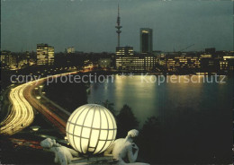 72368250 Hamburg Aussenalster Fernsehturm Nacht Hamburg - Altri & Non Classificati