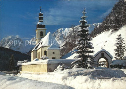 72368141 Ramsau Berchtesgaden Mit Kirche Und Reiteralpe Ramsau - Berchtesgaden