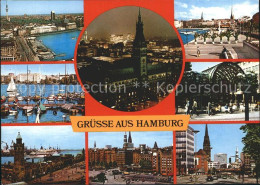 72368061 Hamburg Jungfernstieg Alster Seglerhafen Landungsbruecken Rathaus Altst - Other & Unclassified