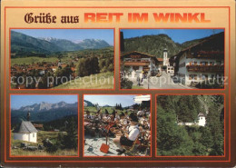 72368050 Reit Winkl Panorama Alpen Dorfeinfahrt Winklmoosalm Musikkapelle Kriege - Reit Im Winkl