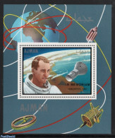 Ajman 1969 Edward White Overprint S/s, Mint NH, Transport - Space Exploration - Ajman