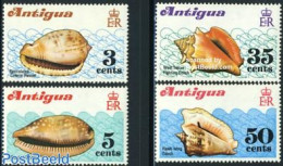 Antigua & Barbuda 1972 Shells 4v, Mint NH, Nature - Shells & Crustaceans - Marine Life