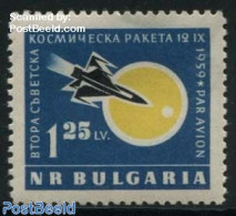 Bulgaria 1960 USSR Moon Sonde 1v, Mint NH, Transport - Space Exploration - Ongebruikt