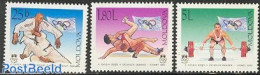 Moldova 2000 Olympic Games Sydney 3v, Mint NH, Sport - Judo - Olympic Games - Weightlifting - Gewichtheffen