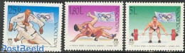 Moldova 2000 Olympic Games Sydney 3v, Mint NH, Sport - Judo - Olympic Games - Weightlifting - Weightlifting