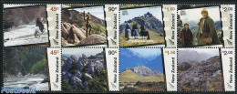 New Zealand 2004 Lord Of The Rings 8v [+++], Mint NH, Nature - Performance Art - Horses - Film - Art - Science Fiction - Unused Stamps