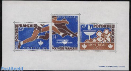 French Polynesia 1976 Olympic Games S/s, Mint NH, Sport - Olympic Games - Sport (other And Mixed) - Unused Stamps