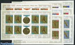 Poland 1965 Olympic Games 8 M/ss, Mint NH, Sport - Athletics - Boxing - Fencing - Olympic Games - Volleyball - Weightl.. - Nuovi