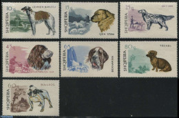 Albania 1966 Dogs 7v, Mint NH, Nature - Dogs - Albanien