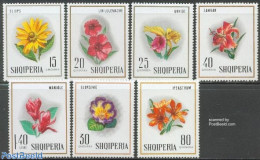 Albania 1968 Flowers 7v, Mint NH, Nature - Flowers & Plants - Albanie