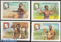 Ghana 1980 Sir Rowland Hill 4v Imperforated, Mint NH, Performance Art - Music - Musical Instruments - Music