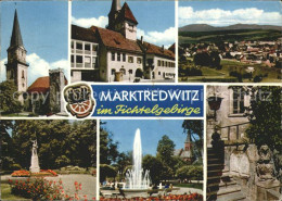 72367783 Marktredwitz Kirchturm Springbrunnen  Marktredwitz - Marktredwitz