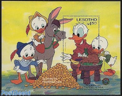 Lesotho 1985 Christmas, Grimm Brothers S/s, Mint NH, Art - Disney - Disney